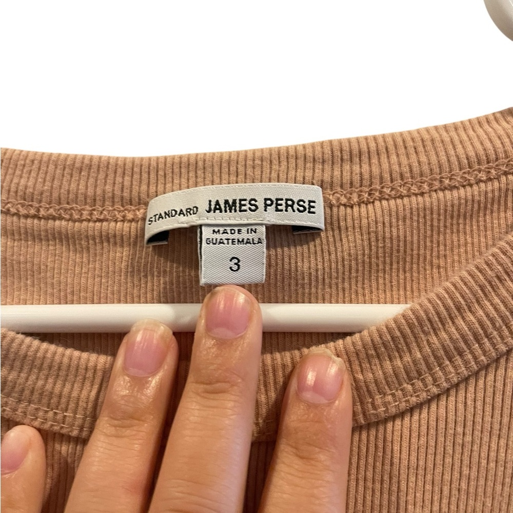 James Perse Women's Sleeveless Beige Tank Top - Picture 3 of 3